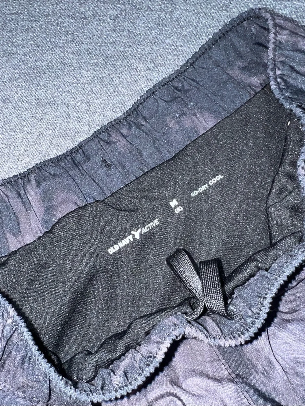 Old Navy Black Tie-Dye Athletic Shorts